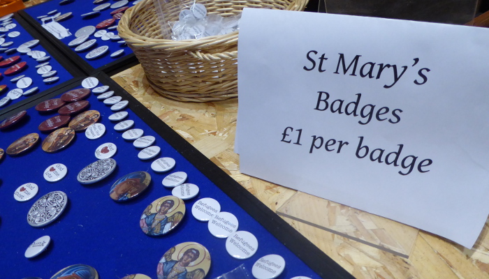 St Mary's Badge Stall