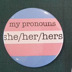 My prounouns - she/her/hers